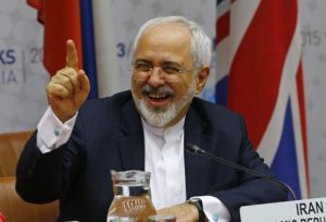 Iranian Foreign Minister Mohammad Javad Zarif reacts during a plenary session at the United Nations building in Vienna, Austria July 14, 2015. REUTERS/Leonhard Foeger