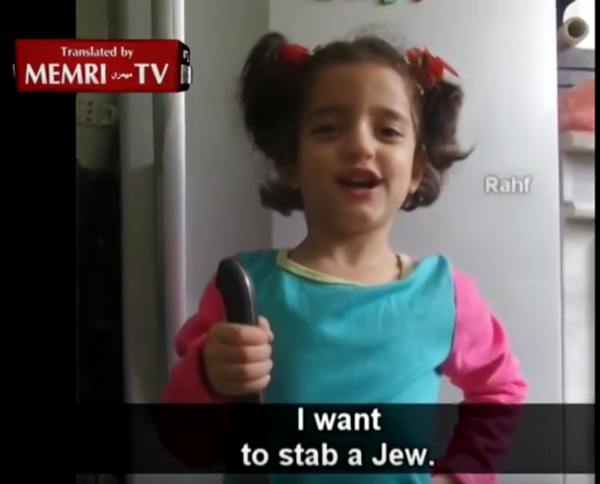 Pal girl I want to stab a Jew