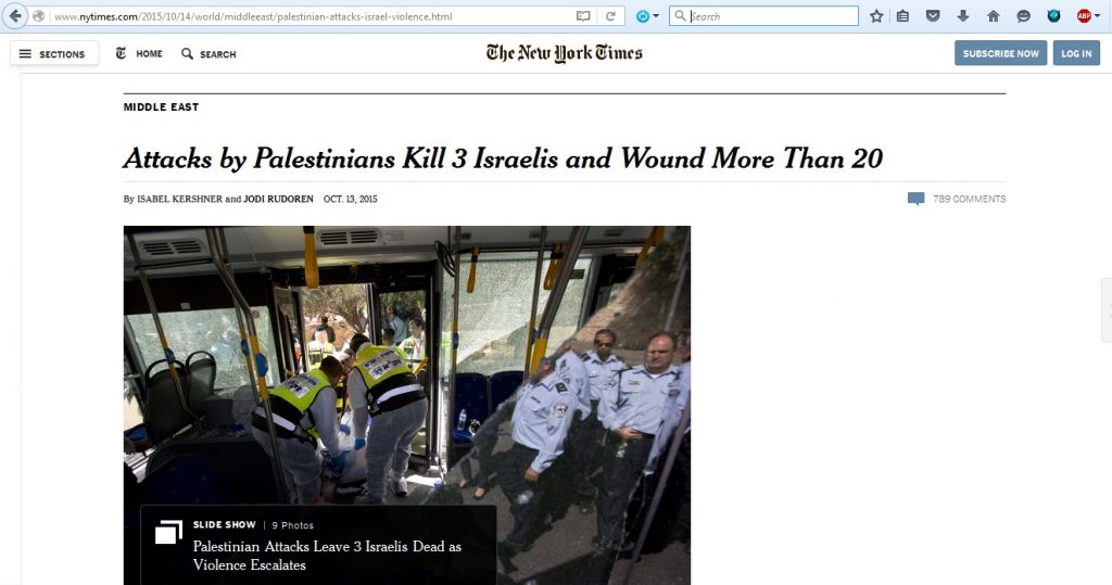 13Oct15 NYT numerous attacks