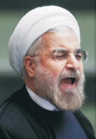 Rouhani screaming