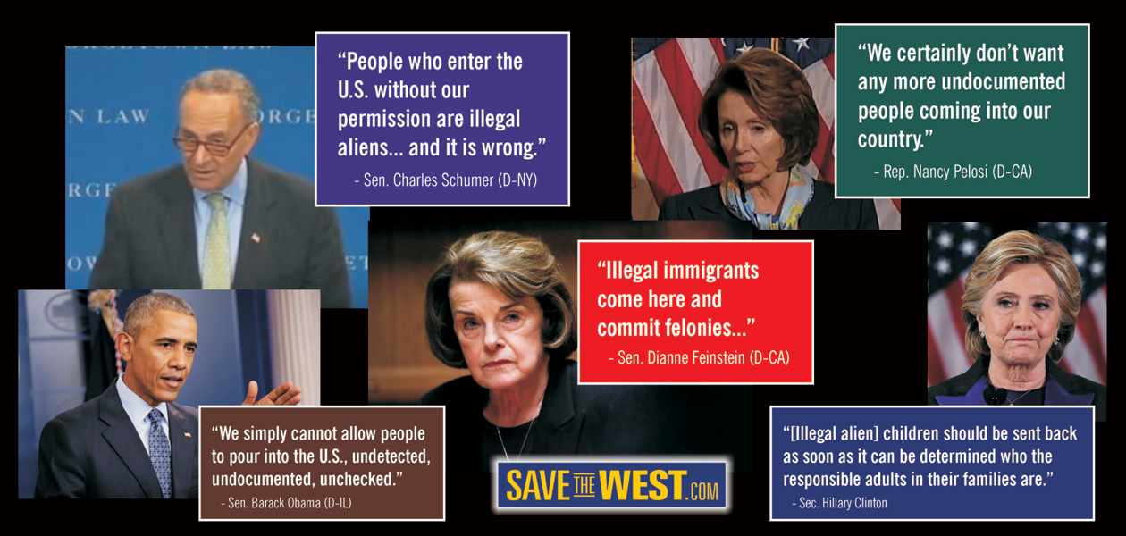 SPECIAL REPORT: Democrats routinely employed what they now say is “white nationalist” language regarding border security